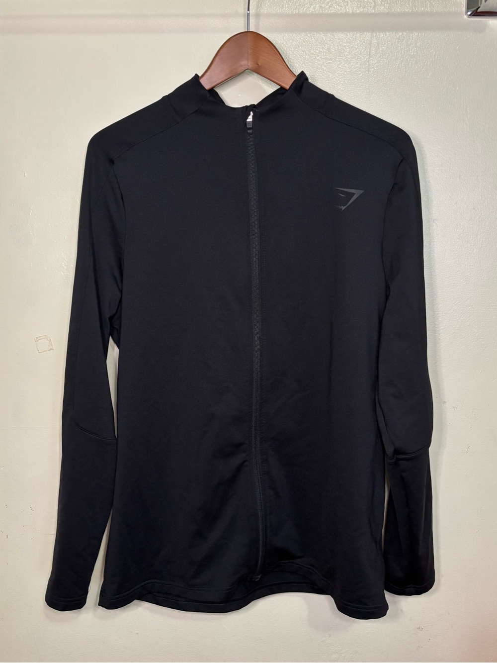 Gymshark Men's L Arrival Woven Full Zip Lightweight Jacket Training Running Gorp